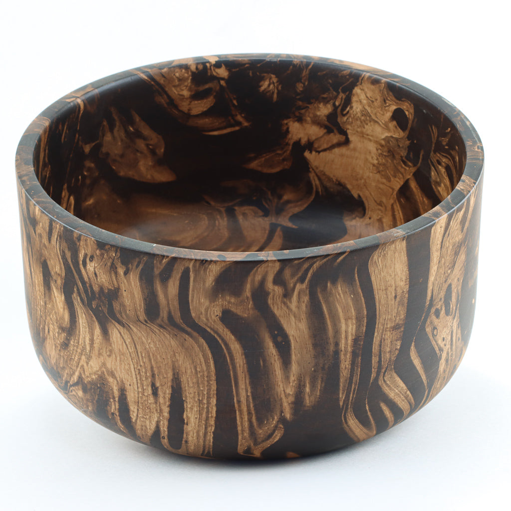 India Hand Carved retailer Medium Mango Wood Salad Bowl