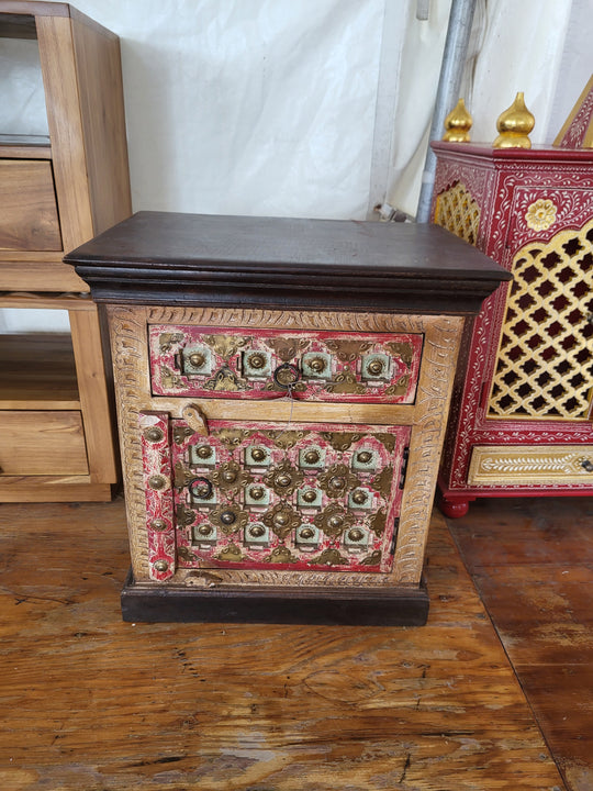 Rajasthani Handcrafted Accent Cabinet