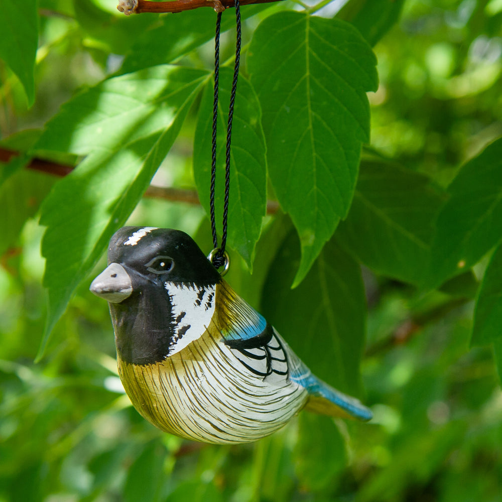 Wooden Chickadee Ornament