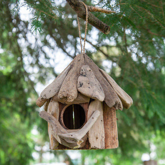 Driftwood Single Birdhouse