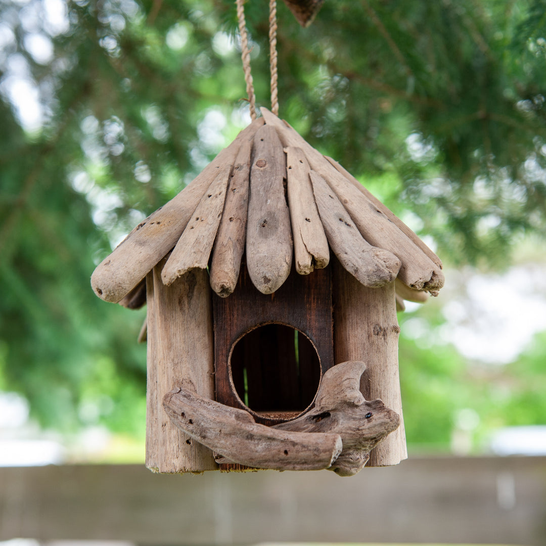 Driftwood Square Birdhouse