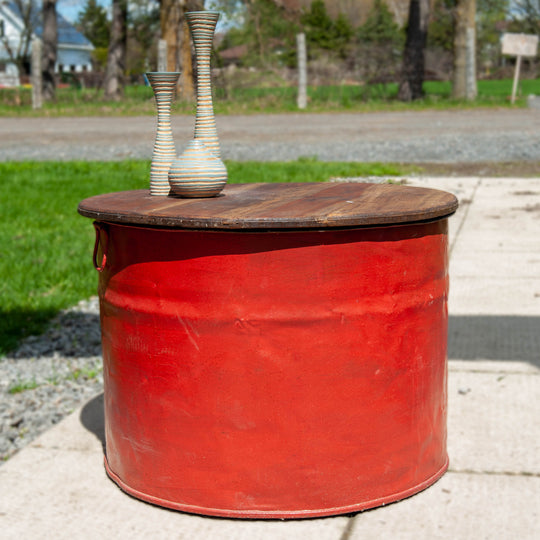 Recycled Oil Drum Coffee Table