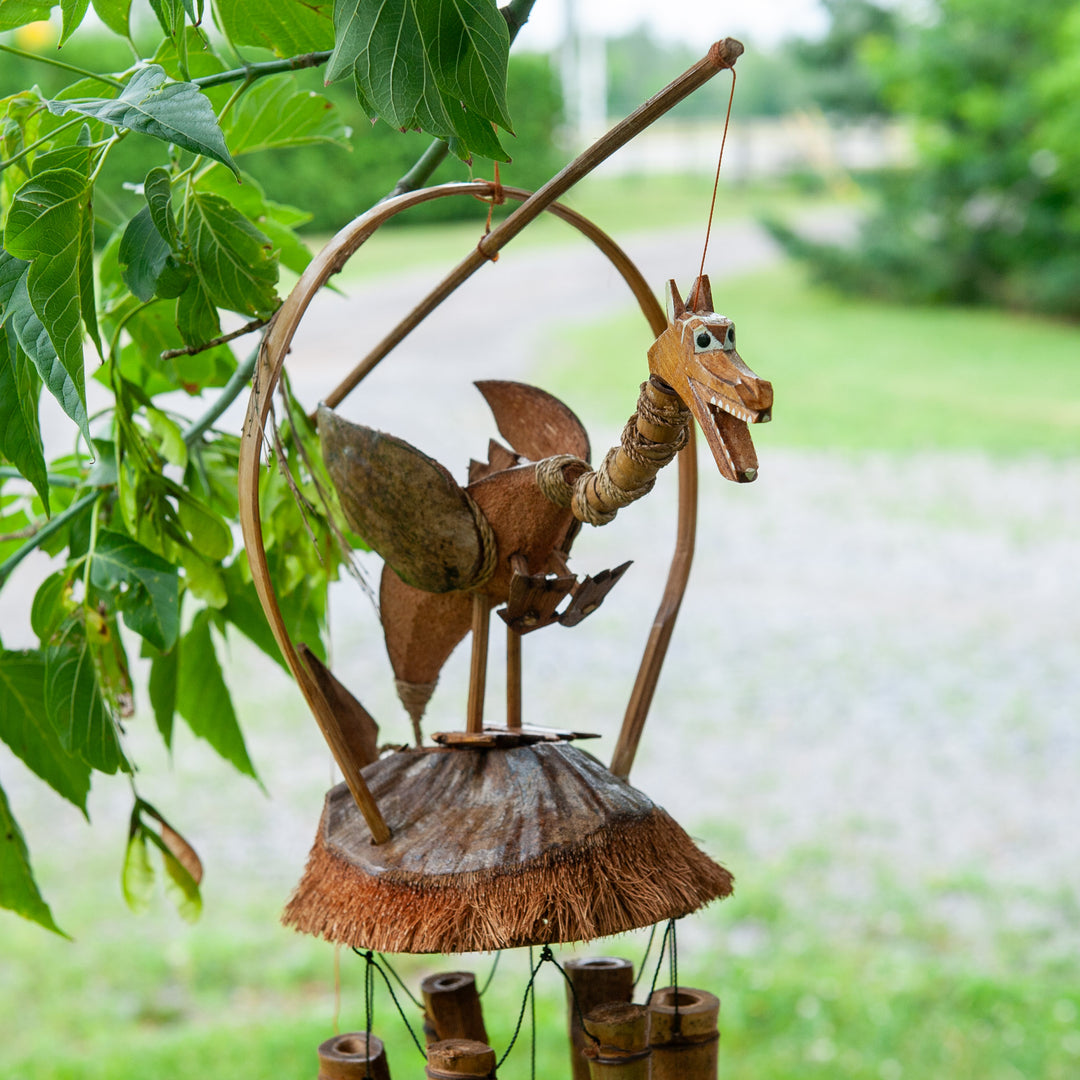 Balinese Dragon Bamboo Wind-Chimes