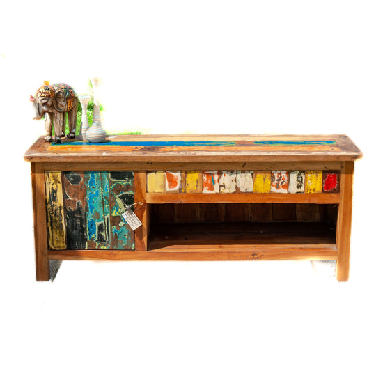 Balinese Reclaimed Teak Wood Console