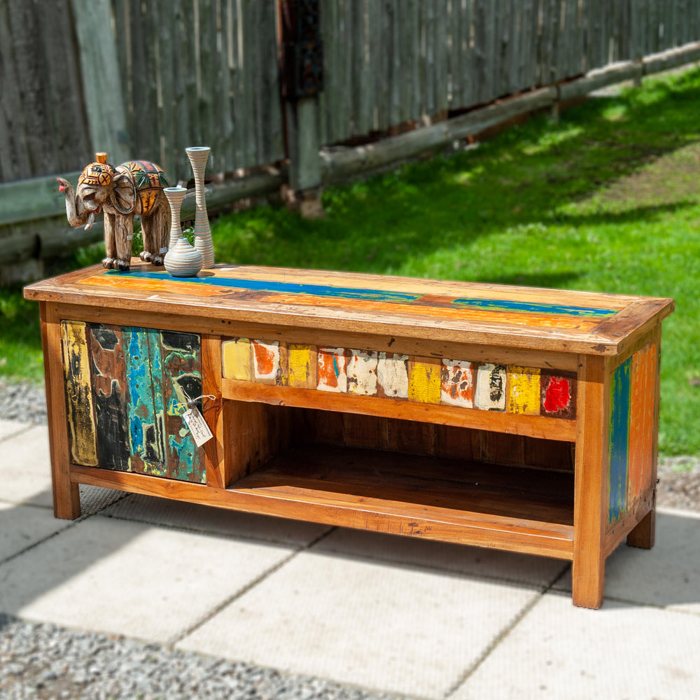 Balinese Reclaimed Teak Wood Console