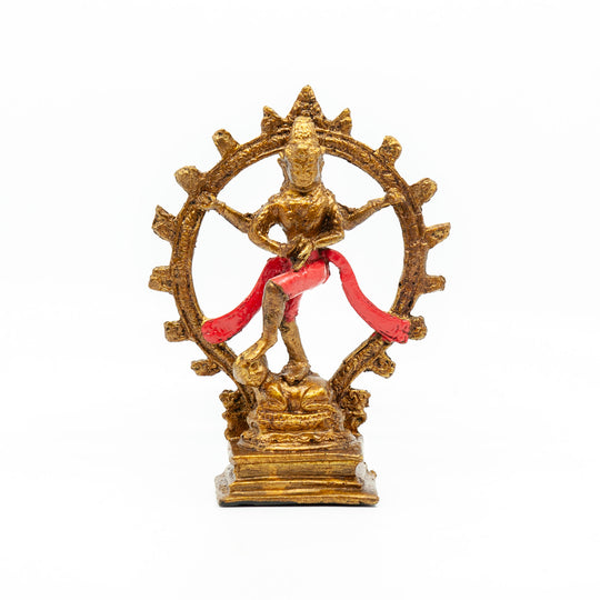 Painted Resin Siva Nataraja