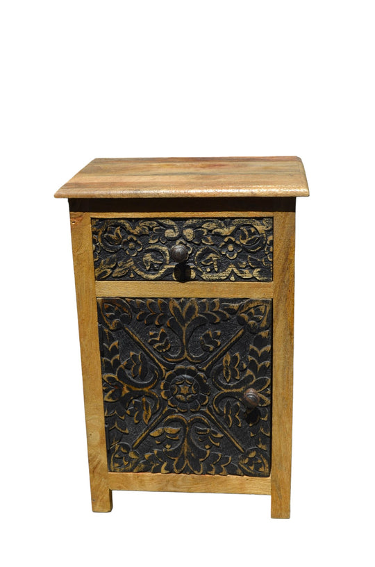 Indian Mango Wood Bedside Table