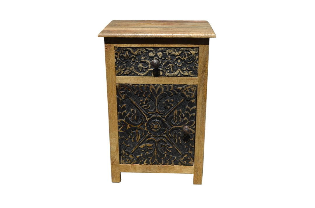 Indian Mango Wood Bedside Table