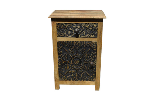 Indian Mango Wood Bedside Table