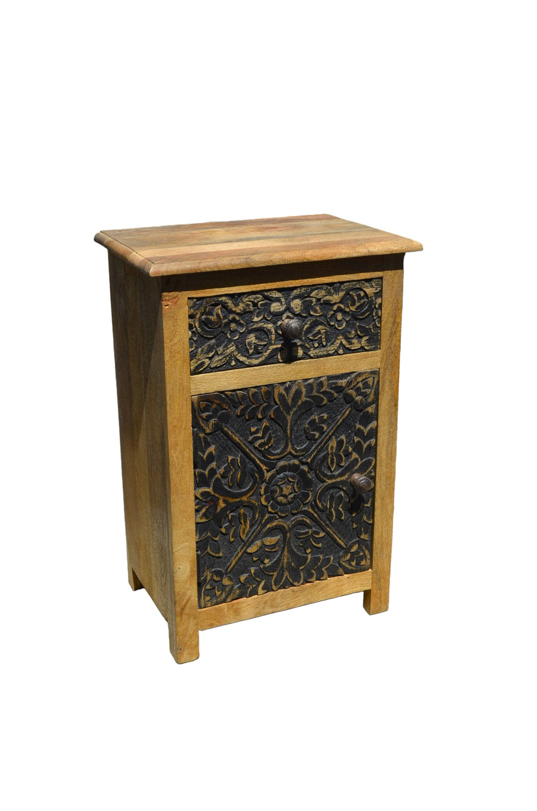 Indian Mango Wood Bedside Table