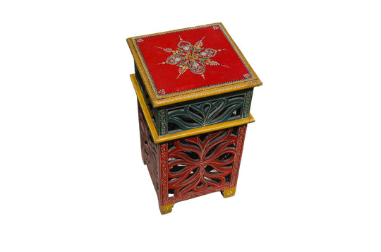 Rajasthani Handcrafted Mango Wood Accent Table