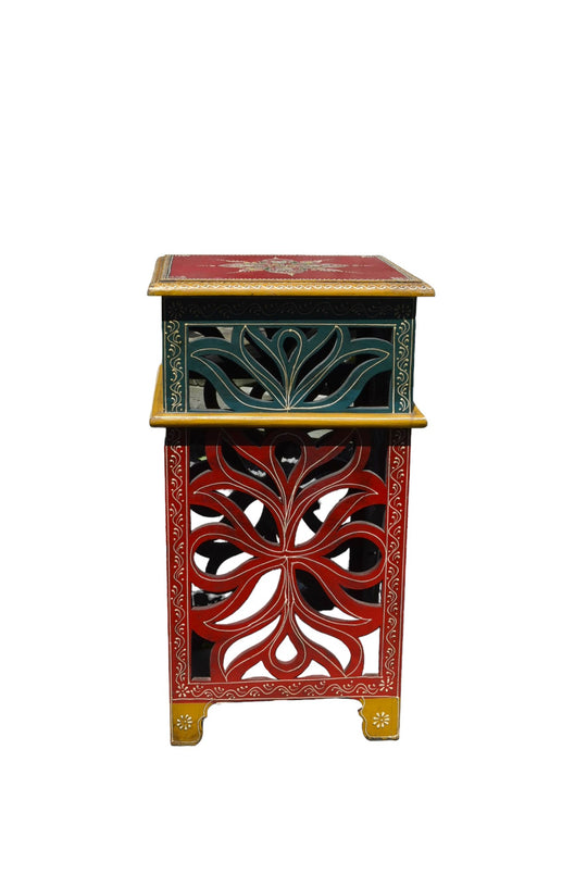 Rajasthani Handcrafted Mango Wood Accent Table