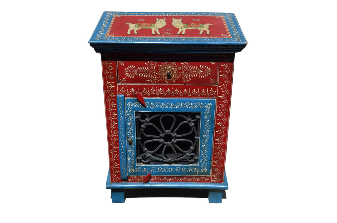 Rajasthani Handcrafted Accent Cabinet