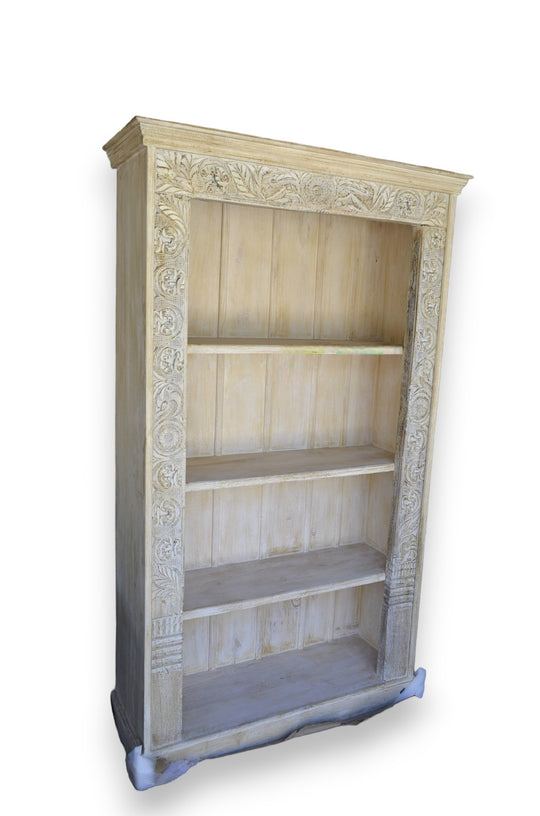 India Handcrafted Wooden Bookshelf