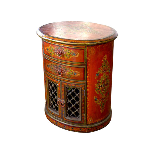 Rajasthani Hand Painted Accent Table