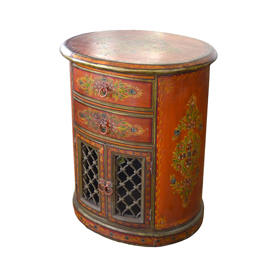 Rajasthani Hand Painted Accent Table