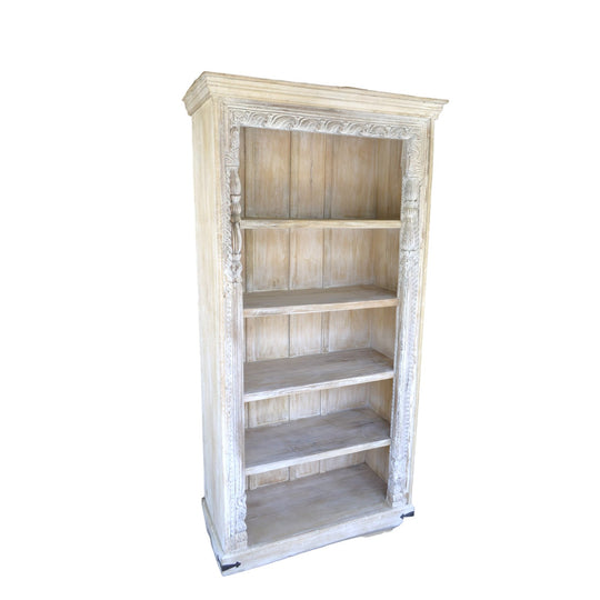 India Handcrafted Large Wooden Bookshelf