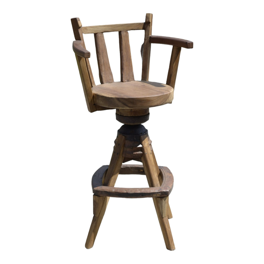 Thai Teak Bar Stool