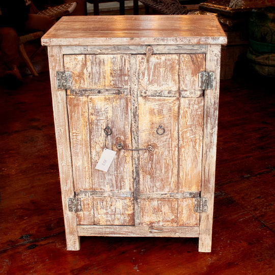 Indian Teak Repurposed Door Cabinet