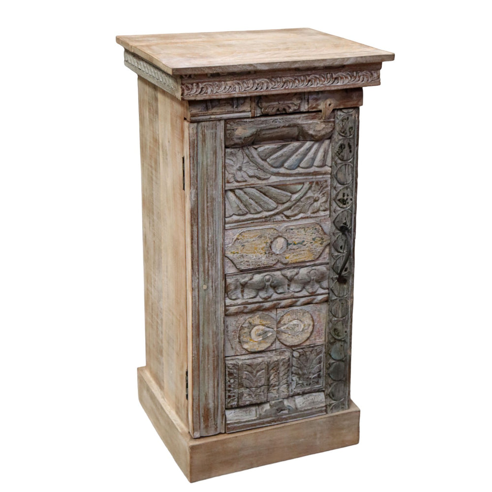 Indian Repurposed Print Block Cabinet