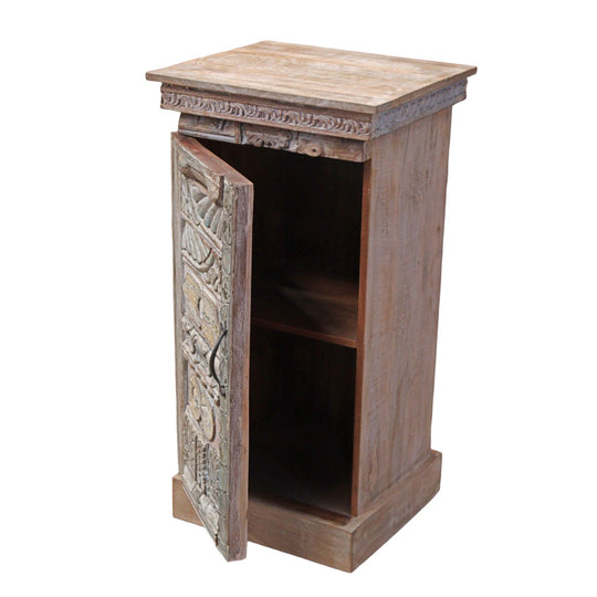 Indian Repurposed Print Block Cabinet