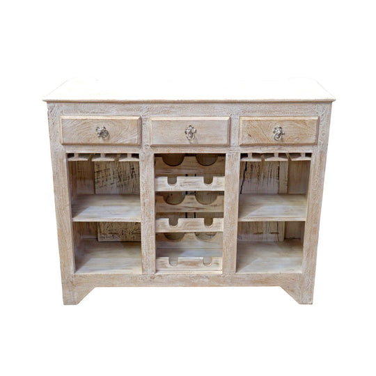 Indian Dual-Sided Bar Cabinet