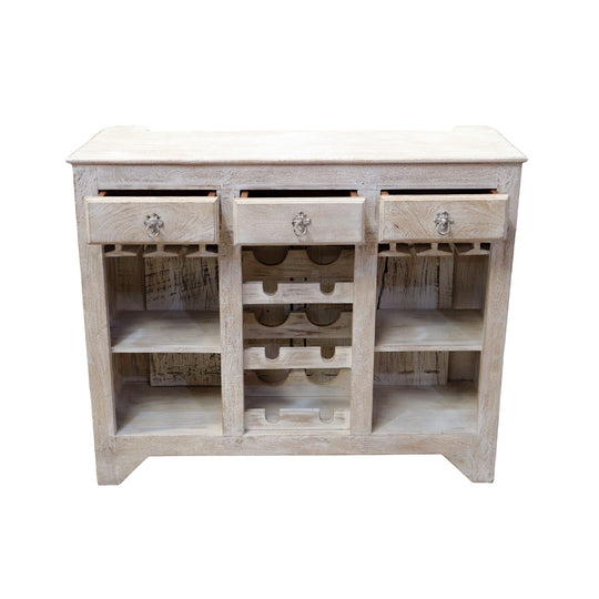 Indian Dual-Sided Bar Cabinet