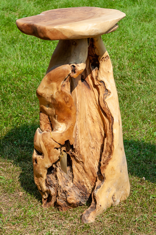 Indonesian Teak Root Bar Stool