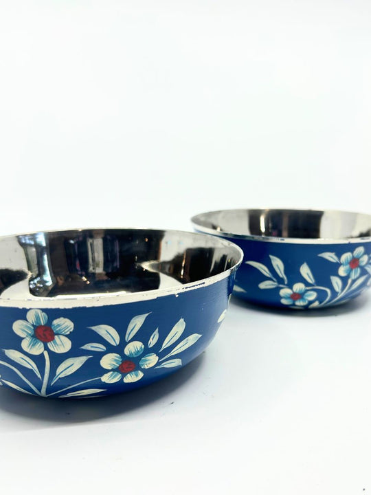 Hand Painted Stainless Steel Bowl (Large)