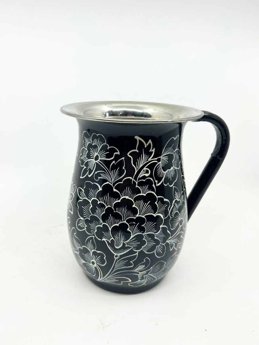 Hand Painted Stainless Steel Pitcher