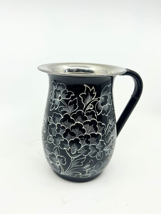 Hand Painted Stainless Steel Pitcher