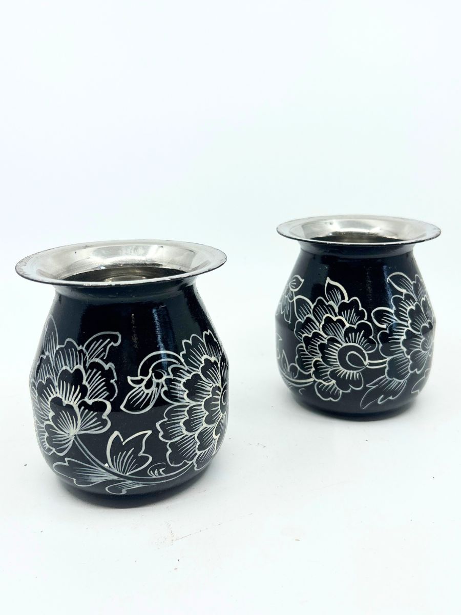 Hand Painted Stainless Steel Mini Water Pot