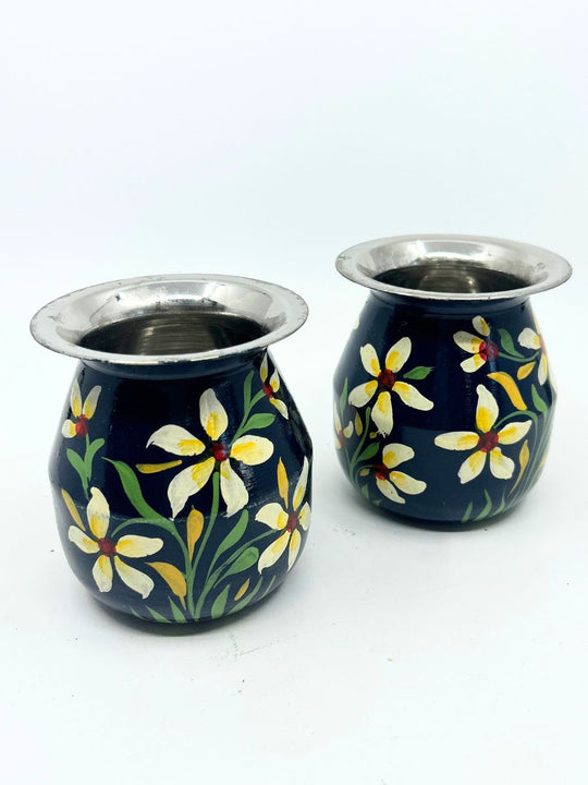 Hand Painted Stainless Steel Mini Water Pot