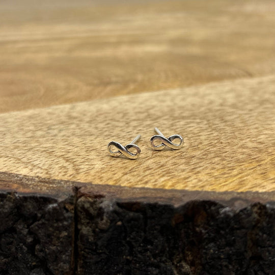 Thai Silver Infinity Symbol Stud