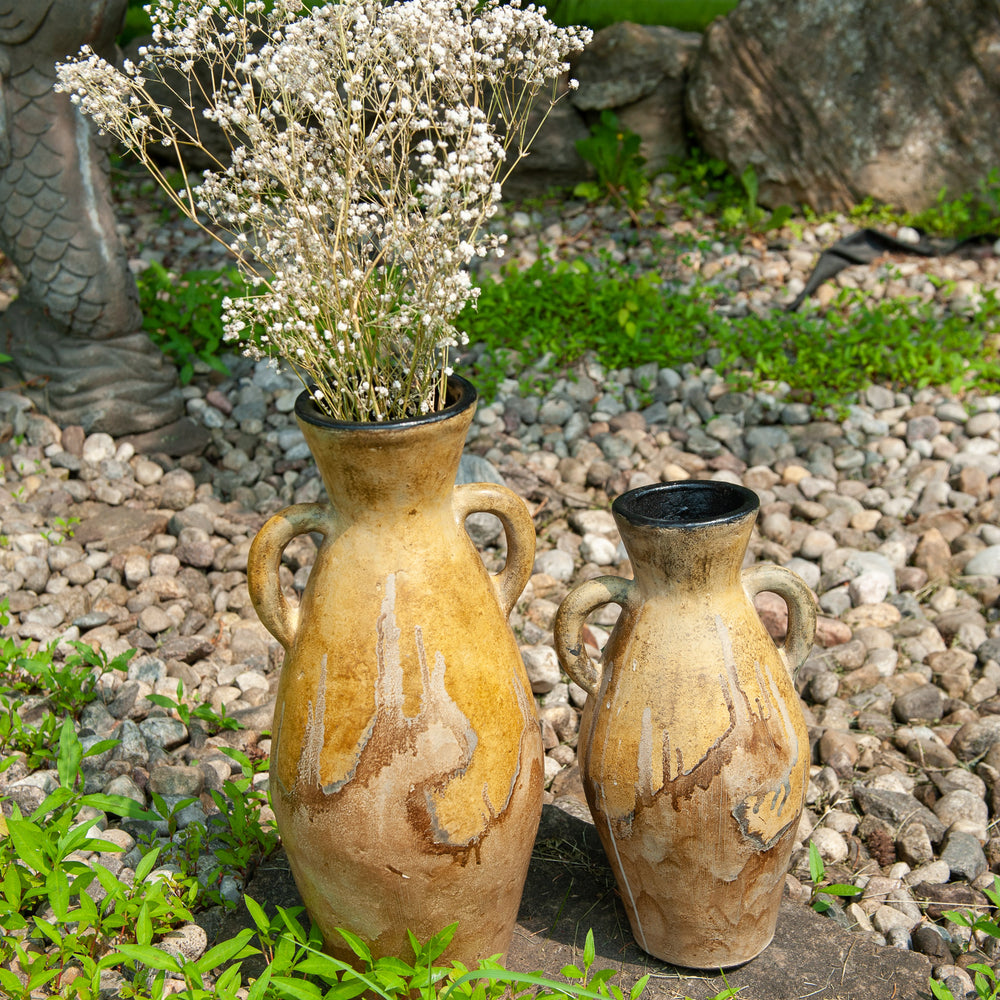 Lombok Ceramic Bronze Vase