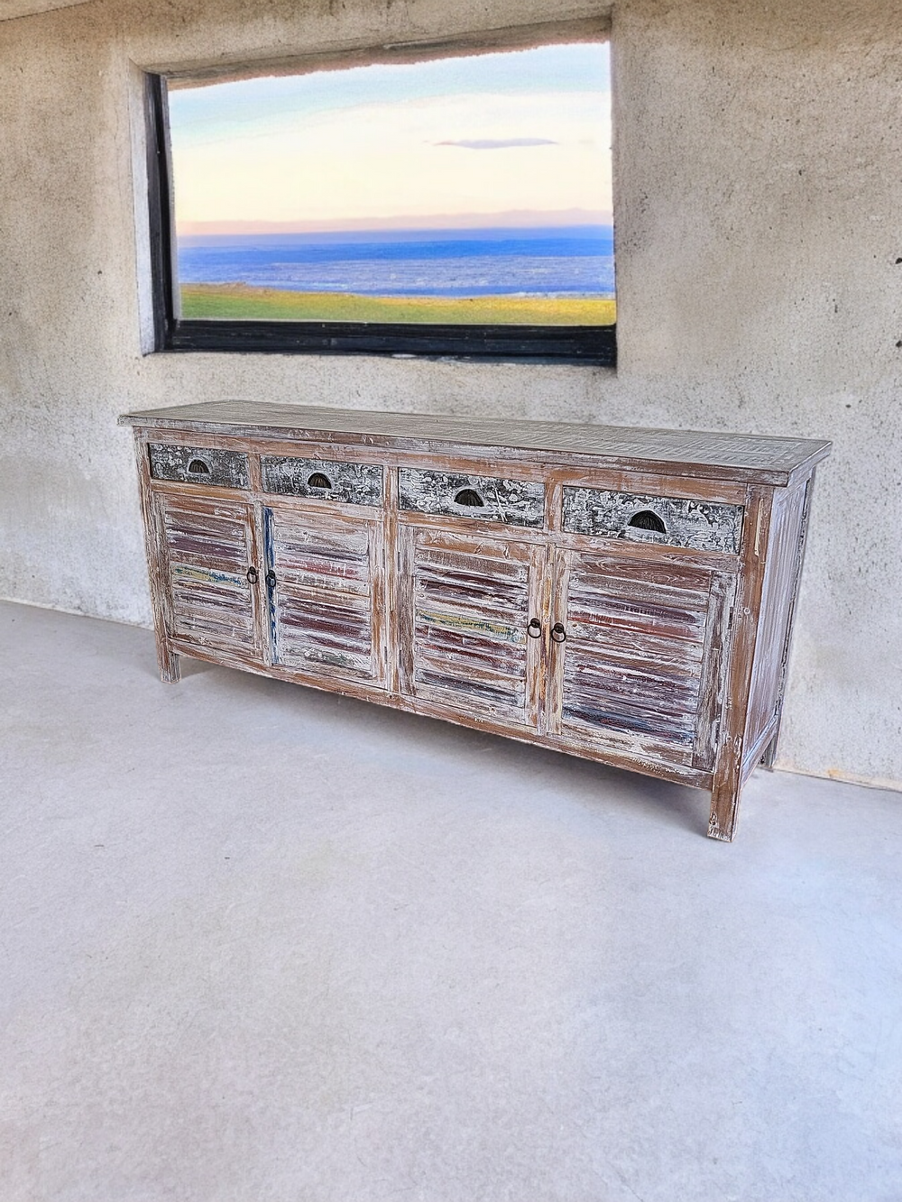 Reclaimed Teak Sideboard Console Table