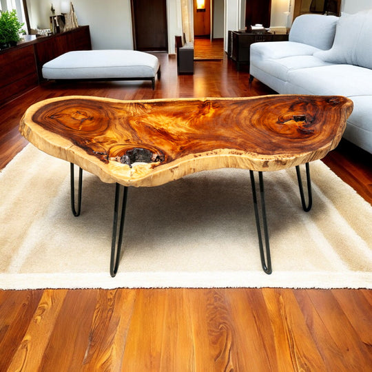 Abstract  Live Edge Coffee Table