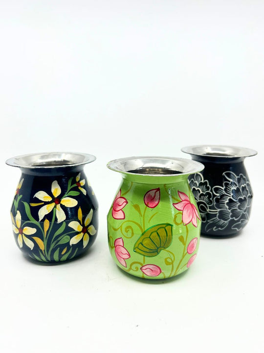 Hand Painted Stainless Steel Mini Water Pot