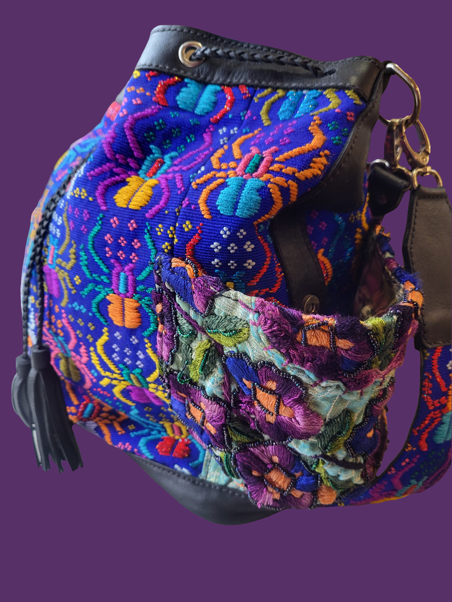 Guatemalan Handcrafted Drawstring Bag