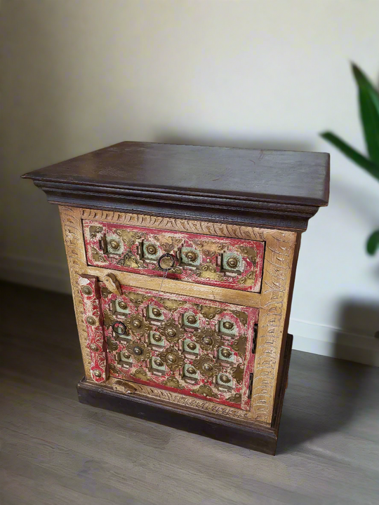 Rajasthani Handcrafted Accent Cabinet