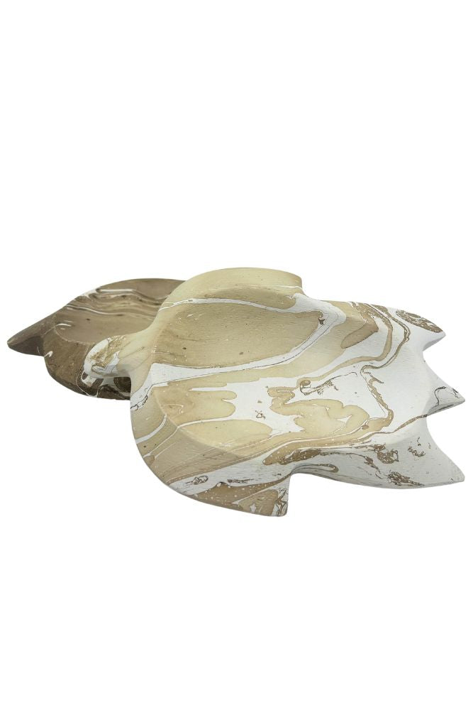 Mango Wood Turtle Dish - 9" (Latte)