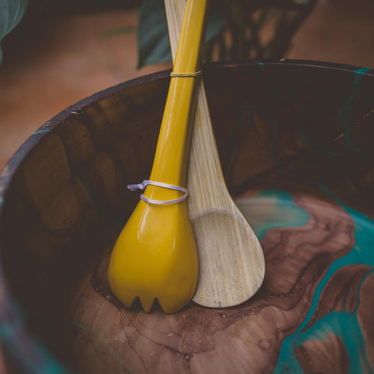 Bamboo Salad Tongs