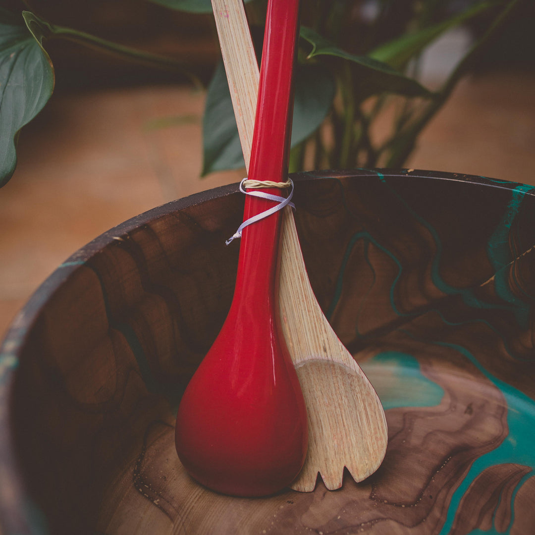 Bamboo Salad Tongs