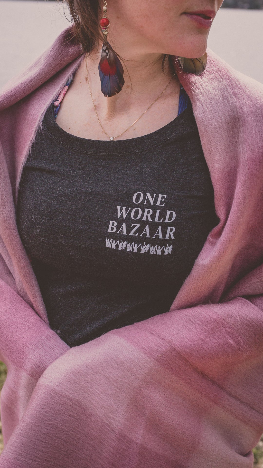 T-shirt pour femme One World Bazaar