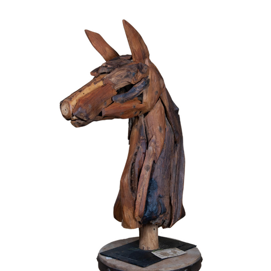 Medium Horse Head - On Iron Base