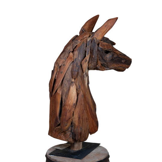 Medium Horse Head - On Iron Base