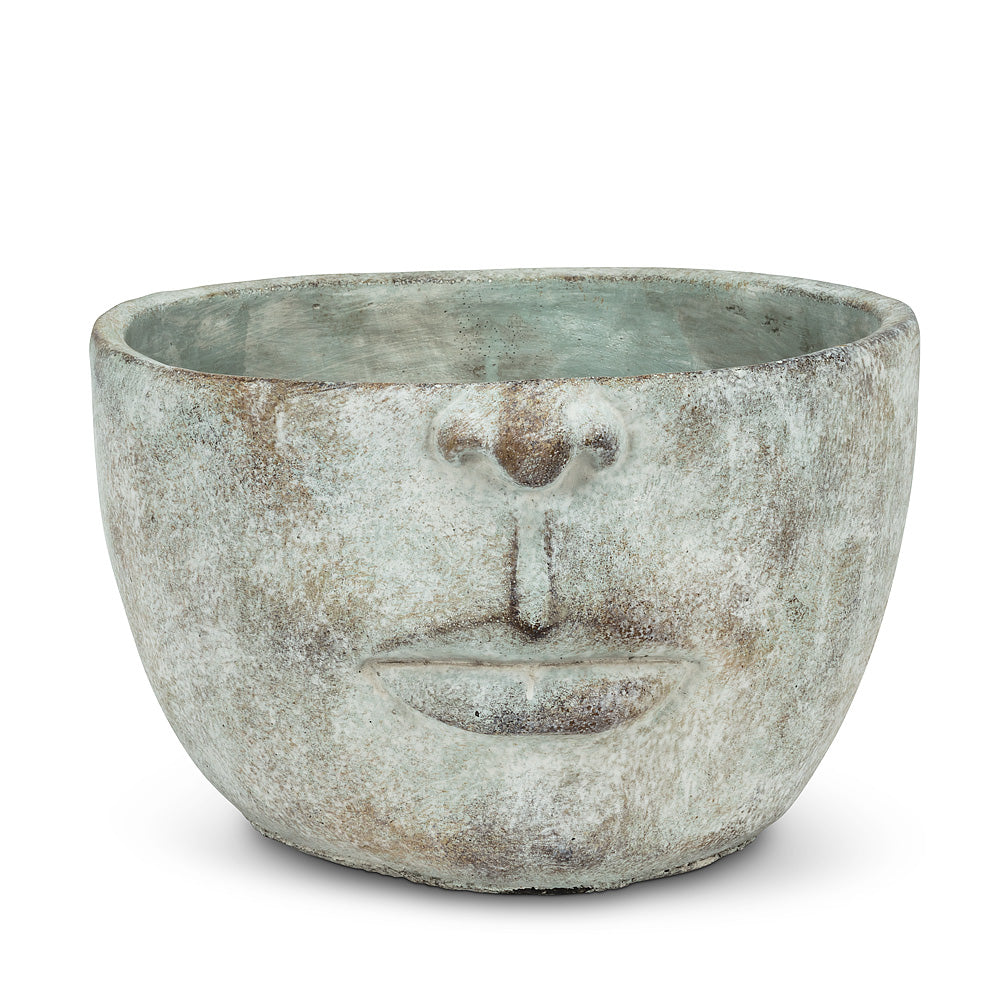 Cement Planter - Half Face