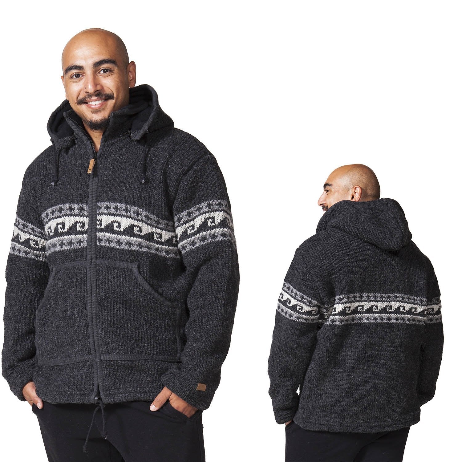 Moose - Fleece Lined Wool Jacket - One World Bazaar