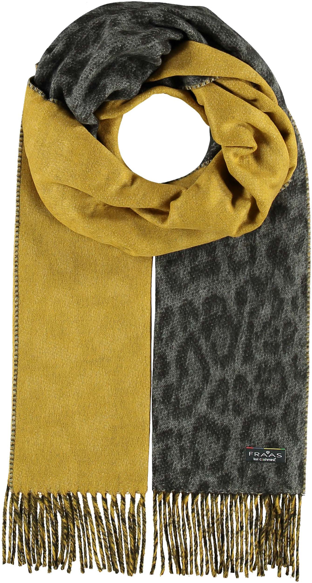 Two Tone Leo Woven Cashmink® Scarf