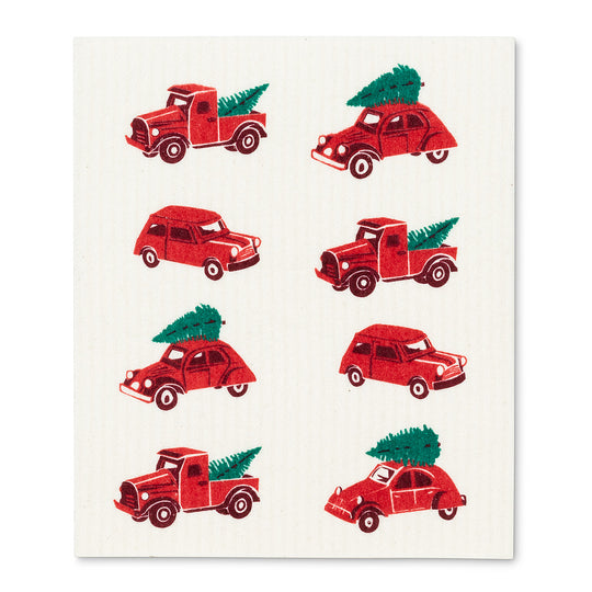 Swedish Dishcloth - Set of 2 - Trucks & Trees